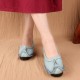 Women Folkways Stricing Comfy Breathable Casual Leather Loafers