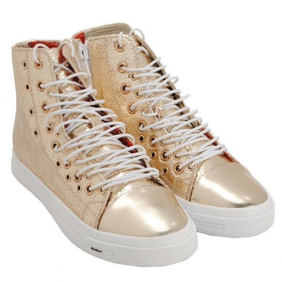 Glitter Lace Up Zipper Casual Sneaker Women Shoes