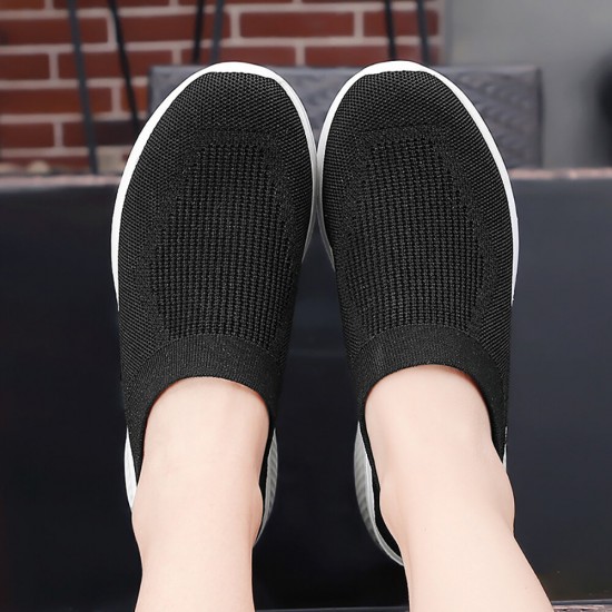 Women Casual Non-slip Kintted Comfortable Soft hole Sneakers